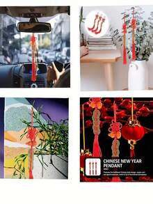 Traditional Chinese Five Emperors Bronze Coin - Feng Shui Wealth Charm, Lucky Car Pendant, Double-Sided Commemorative Coin Badge, Collectible Gift, Handcrafted Auspicious Chinese Brass Coin, Pray For Peace, Suitable For Home And Office Decor - Classic Tassel Design, Perfect Gift For Halloween, Christmas, New Year - Multicolor - View 10