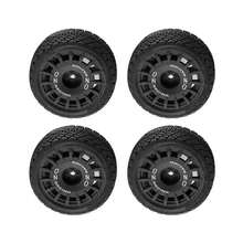 4pcs 67mm RC Remote Control Car Rally Racing Tires, Racing Tires, Professional Grip, High-Speed Stability, Suitable For 1/10, 1/12, Tamiya TT01, TT02, XV01, TA06, PTG-2, HPI WR8, HSP RC Car Upgrade Parts