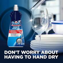 Finish, Dishwasher Rinse Aid, Lemon Rinse & Shine Cleaner, 400ml, Ultimate Clean & Diamond Shine, Glass Protection, Spot Prevention, Better Drying Vs Finish Detergent Alone - 400 Ml (Pack Of 1) - View 6