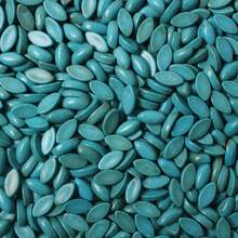 20pcs 8-10mm Heart, Teardrop & Round Shaped Natural Stone Cabochons, Semi-Bezel Setting, DIY Jewelry Supplies - Blue and White - View 14