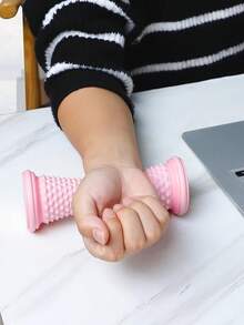 1 pieza Rodillo de masaje para pies de yoga, pelota de masaje muscular para fascitis plantar, entrenamiento deportivo, herramienta de relajación para uso en el hogar