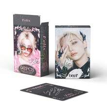 60张KPOP SKZ Do It SOLO Lomo卡 + 32张贴纸，高清照片卡，双面Lomo卡，专辑周边，演唱会周边，收藏品，明星粉丝周边，小礼物，节日礼物，贤胜，Know， - 彩色 - 查看 4