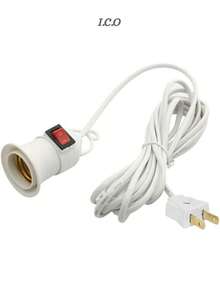 Extensión Eléctrica Flexible con Socket 7 METROS - Blanco - Ver 1