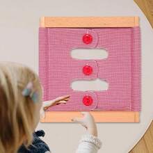 DYNWAVE Juguetes de tocador Juguetes de Habilidades motoras Finas para niños pequeños Juguetes sensoriales de Aprendizaje temprano para niños pequeños BotonConveniente y duradero, favorito para niños - Multicolor - Ver 6