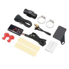 EstiloTendenciaMedidor Digital De Temperatura Del Agua Para Motocicleta, Ultrafino, LCD, 12 V, Para La Mayor¨ªA De Las Motos (Rojo),Term¨®MetroCalidad PremiumVersióN Mejorada - 1 - Ver 1