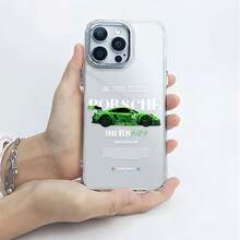 Diseño de coche de carreras verde. Esta elegante funda es compatible con los modelos  16, 15, 14 Pro Max, 13, 12, 11, XR y XS Plus. Fabricada en silicona TPU, ofrece protección contra golpes y caídas, además de una sensación superior. Es un regalo ideal para familiares, amigos y seres queridos, y una elección perfecta para Navidad. cubiertas, funda de teléfono, fundas de teléfono, funda de , funda de  17 pro, funda de  16, navidad, funda de  17 pro max, funda de  17, fundas de , funda de  15,  17 pro max, fundas para , funda de  16 plus, regalos de navidad, funda de  13, funda de teléfono de navidad, funda de  16 pro, funda de teléfono  15, funda de teléfono  13, funda de  33, rosa, funda de teléfono ros - transparente - Ver 5