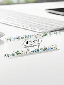 1 Tấm bảng tên để bàn bằng acrylic tùy chỉnh, 24 kiểu - Trang trí văn phòng cá nhân hóa, món quà lý tưởng cho sếp, giáo viên, luật sư, bác sĩ và đồng nghiệp - Hoàn hảo cho lễ tân gia, Giáng sinh, Lễ Tạ ơn, quà tặng cá nhân hóa, quà tặng ngày lễ - Nhiều màu - Xem 32