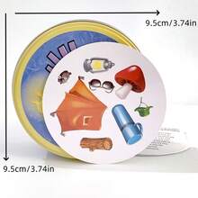 Outdoor-Themed Matching Card Game – Adult Fast-Paced Icon Recognition Game, Nature & Adventure Design, Ideal For Game Nights, Group Gatherings, Mental Agility Practice & Casual Competitive Entertainment - Multicolor - View 4