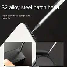 25-In-1 Precision Screwdriver Set, Magnetic Screwdriver Bits, Portable Multi-Function Repair Tool Kit, Durable Alloy, For Disassembling Smartphones, Tablets, Electronics, Eyeglasses, Watches, Jewelry - Fits Various Screw Heads - Multicolor - View 10