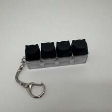 لعبة تخفيف الضغط بالأصابع، لعبة إغاثة الضغط الشخصية للمفاتيح، قلادة مفاتيح، هواية، مجموعة، لوازم حفلات، غطاء لوحة المفاتيح، اختبار مفتاح لوحة المفاتيح، لعبة فيدجت مبتكرة للتخفيف من التوتر