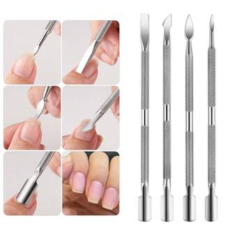 Stainless Steel Nail Cuticle Push Dead Skin Remover Nail Cleaning Manicure And Pedicure Tools