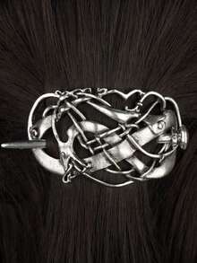 Women Celtic Hair Slide Hairpins Viking Celtic Hair Clips Celtic Knot Hair Stick Metal Hair Barrette Hair Pin Retro Hair Accessories, Bun Extension, Hair Styling Pins - Multicolor - View 2