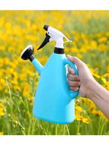Versatile Garden Watering Can With Sprinkler - Dual-Purpose, Manual Pressure Sprayer For Efficient Plant Hydration, Durable Plastic, Random Color, Watering Can For Plants - Multicolor - View 12