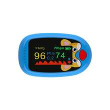 Oxímetro digital recargable que controla simultáneamente la saturación de oxígeno, la frecuencia del pulso y la PI para realizar pruebas y controles diarios Fácil de usar Cómodo de llevar (amarillo, rojo, azul). - Azul - Ver 9