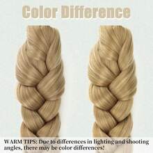 Tóc giả đuôi ngựa bện thủ công dài 12 inch kèm kẹp càng cua, phù hợp cho phụ nữ. - Nhiều màu - Xem 5