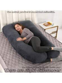 Pregnancy & Nursing Pillow | Body Support Sleep & Feeding Pillow, Grey