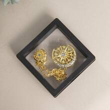 1 pièce Broche vintage homme motif étoile et lune, broche croissant de lune Ramadan Aïd Moubarak (inclut boîte) - Multicolore - Voir 14
