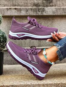 2026 Casual Sports Women's Shoes, Breathable, Lightweight And Versatile Women's Footwear. - 紫色 - 查看 6