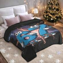 Manta Navidad Weiche 67 Cartoon Suave Acogedora Multiusos Ideal Regalo Navidad Sala Dormitorio Sofá Cálida y Absorbente Promoción Exclusiva - Multicolor - Ver 3