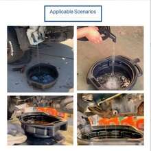 Thickened Plastic Oil Drip Tray, Tool Tray, Parts Cleaning Tray, Waste Oil Tray, Cleaning Basin, Motor Repair Cost Oil Pan