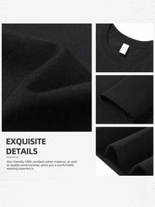 T-shirts pour hommes - Noir - Voir 3