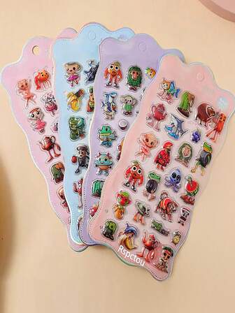 3D Stereoscopic Relief Collage Children's Shan Hai Jing Stickers.Decorative Sticker Gifts. Home Room Decoration, Party Decoration, Birthday Gifts, Various Festival Gifts Selection, Fashionable. Fashion Items.DIY. It's A Gift For Friends Or Partners.