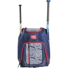 Rawlings Serie CHAOS Mochila Juventud Béisbol y Softbol Fastpitch Varios colores - RojoBlancoAzul - Ver 1