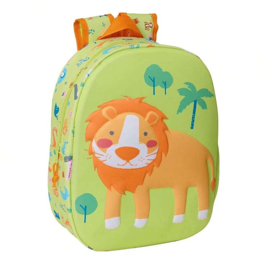 Safta 3D Leon Backpack 27X33X10Cm ✅ 24/48h Delivery To Spain (Peninsula) - School Backpacks - Ref. 632567890 - Multicolor - View 1