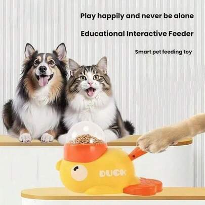 3 món đồ chơi cho mèo và chó để tự giải trí. Thức ăn nhẹ cho mèo dạng đông khô. Đồ chơi dùng cho khay đựng thức ăn của mèo. Đồ chơi cho mèo có chức năng rò rỉ thức ăn.