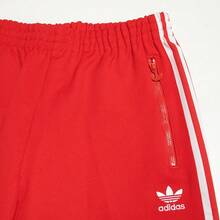 Adidas 时尚百搭针织休闲裤，束口裤脚，情侣款 IR5763，适合春秋季穿着 - 淺猩紅 - 查看 4