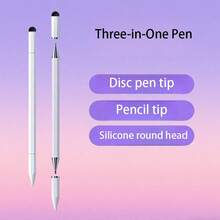 3-In-1 High Precision & Sensitive Touch Screen Stylus Pen Compatible With Apple , IPad, Tablets And Other Devices Gifts For Mother, Family, Friends, Kids, Birthday, Holiday - Multicolor - View 2