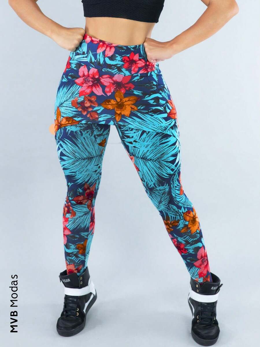 MVB Modas Women Leggings - Mint Green - View 1