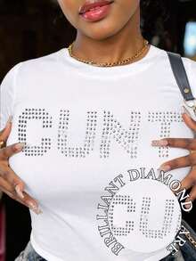 [Lunar Apex]Howell All-Match Fashion Floral Print Short Sleeve-Shirt Women's Casual Charming Flower Pattern Tee With Round Neck Graphic Tees Women Tops - 白色 - 查看 5