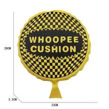 1pc Upgraded April Fool's Day Prank Prop - Automatic Inflatable Fart Cushion, Joke Toy With Sound Effect, Funny Interactive Stress Relief Gift For Friends And Family - Multicolor - View 4