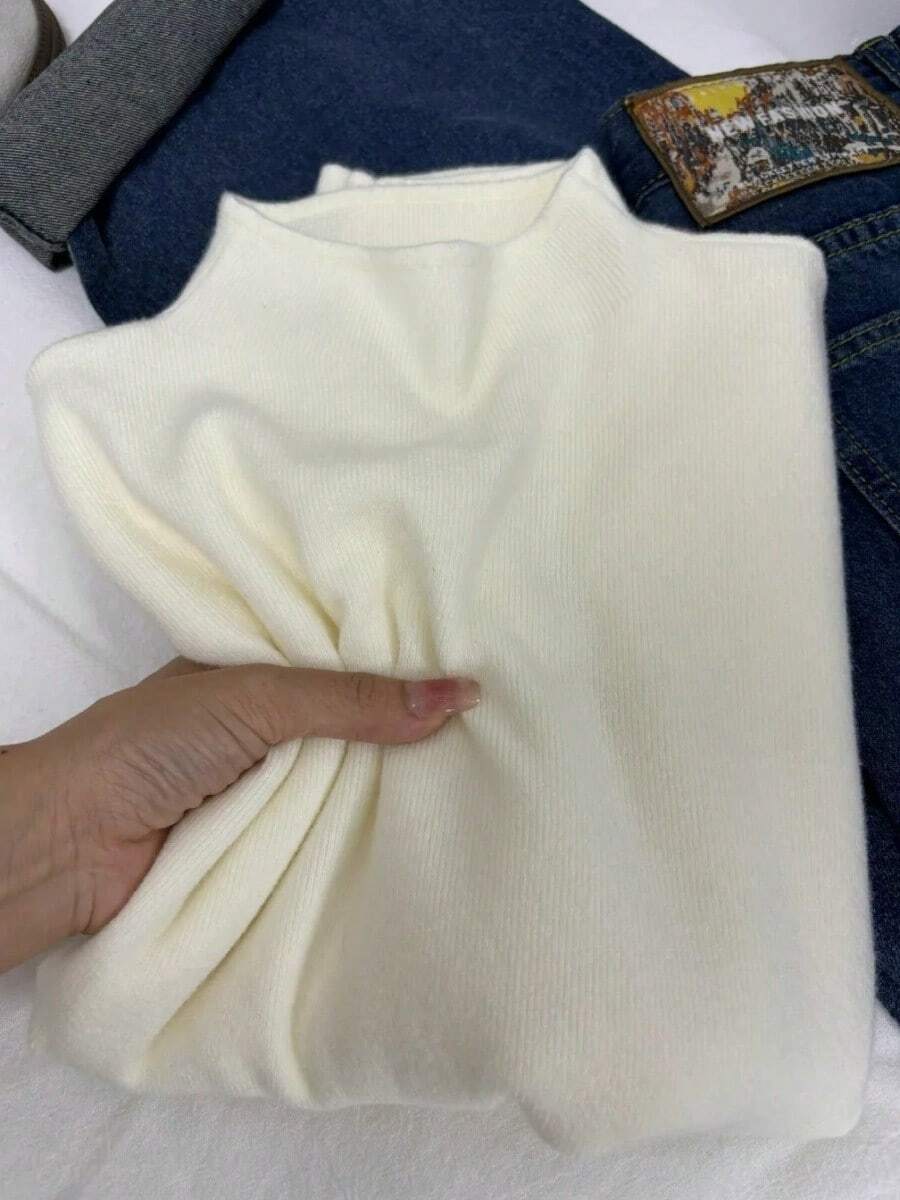 Women Sports Knit Bras - White - View 1