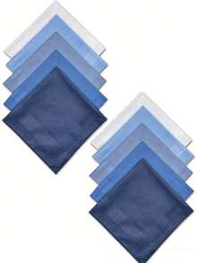 1/6pcs Packs Of Classic Polyester Absorbent Handkerchiefs, Soft And Comfortable For All Seasons, Small Square Handkerchiefs For Elderly Women To Wipe Sweat, Gifts For Good Friends - Multicolor - View 8