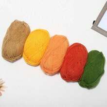 5pcs/250g 5-Color Handmade Crochet Yarn Set, Soft & Comfortable Knitting Yarn, Multipurpose For Crocheting Wallets, Clothes, Carpets, Suitable For DIY Valentine's Day Gifts, Scarves, Hats, Sweaters, Decorations, Wallets, Handbags, Approx. 50g/Pc (Random Packaging)