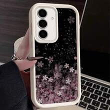 Sakura Case For Samsung Galaxy S24 S23 Ultra S22 S21 S20 FE S25 A14 A15 A56 A34 A35 A52 A53 A54 A55 5G Shockproof Bumper Cover - 黑色 - 查看 5