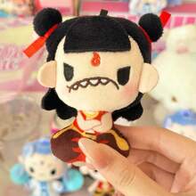 Miniso Puchinunu "Ne Zha: A Criança do Diabo Ataca Novamente" Pacote Surpresa (10 Regulares + 2 Modelos Escondidos) - Boneco de Pelúcia Decorativo/Pingente Portátil (1 Unidade Aleatória) - Multicolorido - Ver 4
