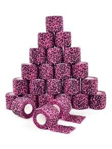 2/4PCSTape Tattoo Handle Bandage Anti-Slip Athletic Nonwoven Waterproof Disposable Self-Adhesive Elastic Bandage Grip Cover Wrap - Multicolor - View 1