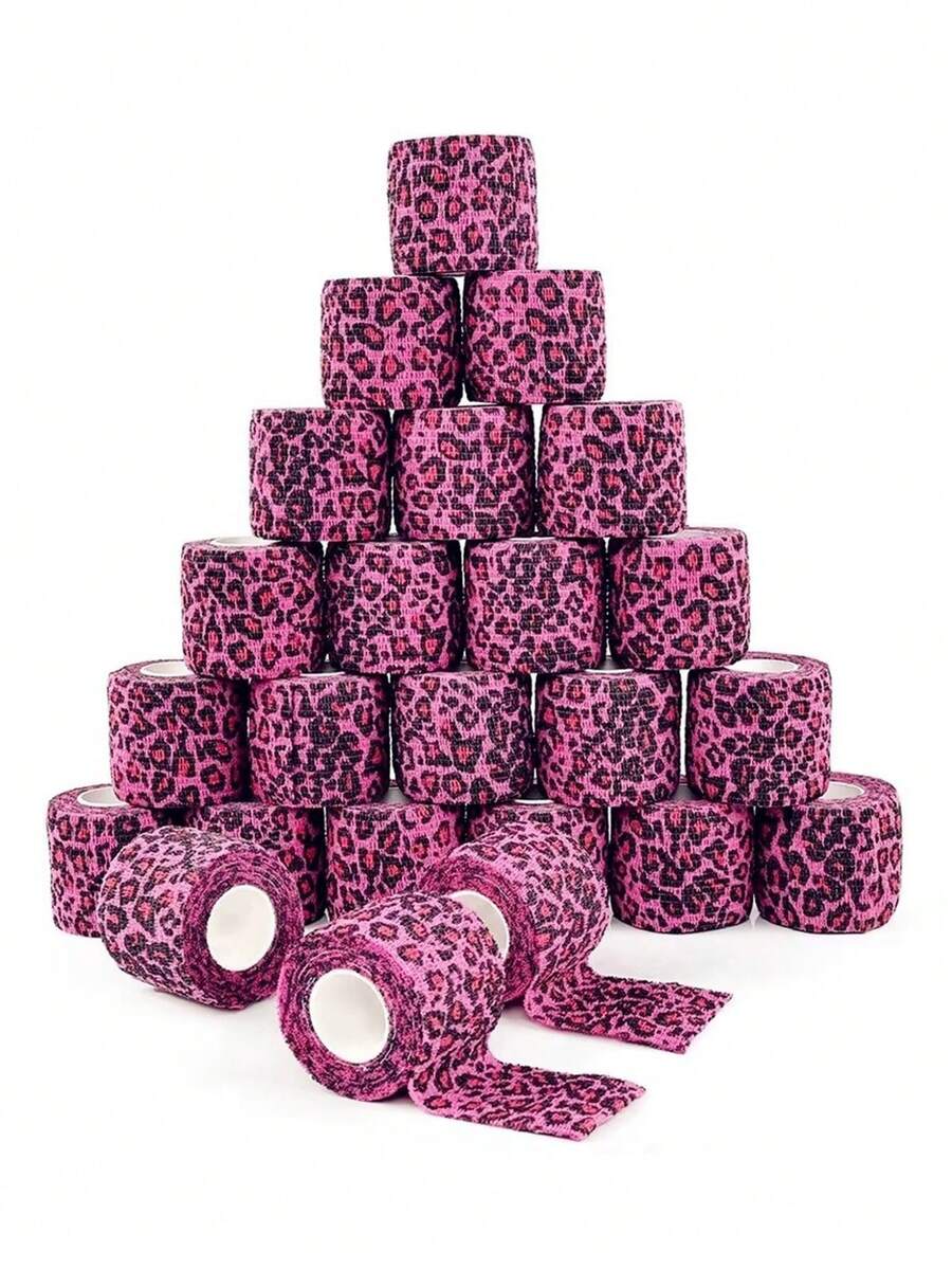 2/4PCSTape Tattoo Handle Bandage Anti-Slip Athletic Nonwoven Waterproof Disposable Self-Adhesive Elastic Bandage Grip Cover Wrap - Multicolor - View 1