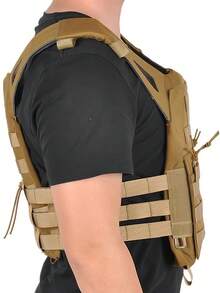 1 chiếc áo gi lê chiến thuật Airsoft, kiểu Molle thoáng khí JPC, có thể điều chỉnh, dùng cho huấn luyện game CS, phù hợp với người có vóc dáng mảnh mai, áo gi lê chiến thuật Airsoft ngoài trời, áo gi lê paintball có thể điều chỉnh, áo gi lê chiến thuật Airsoft ngoài trời, có thể điều chỉnh cho người lớn tập luyện, súng hơi mềm chiến thuật, paintball, chiến thuật, SWAT, tấn công, bắn súng, truy đuổi, ngoài trời, thiết bị mang theo, áo gi lê - Nhiều màu - Xem 4