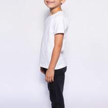 Girls' Short-Sleeve T-Shirt, 100% Cotton - 白色 GG - 查看 4
