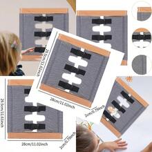 Tocador para niños pequeños Juguete de Aprendizaje temprano Tablero sensorial movil para 2-8 años HebillaConveniente y duradero, favorito para niños - Multicolor - Ver 1