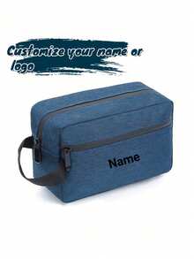 1个定制男士个性化旅行洗漱包，可定制姓名，男士可折叠轻便旅行化妆包，涤纶材质，大容量，带拉链隔层、顶部提手和高品质拉链，是收纳基本美容和剃须用品的理想之选，旅行必备收纳包，送给女友、男友、朋友的理想礼物，旅行收纳神器。 - 彩色 - 查看 14