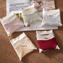 5条装低腰孕妇内裤，适合孕早期、孕中期和孕晚期，面料舒适。 - 彩色 - 查看 12