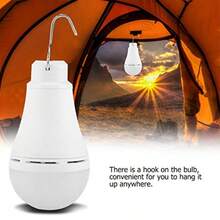 YQQ 5V 5W Portátil LED Linterna para camping Tienda de campaña USB Bombilla de luz nocturna para excursionismo Pesca Mochilero Huracán Luces de emergencia para interiores al aire libre blanco (10W)2179 - 10 W - Ver 7