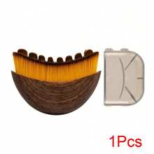 Lymphatic Contour Face Brush For Jawline & Chin Sculpting – Dry Brushing Massager For Lymphatic Drainage & Facial Fatigue Relief, Ergonomically Designed To Fit The Skin Precisely (2PCS) - màu nâu - Xem 9