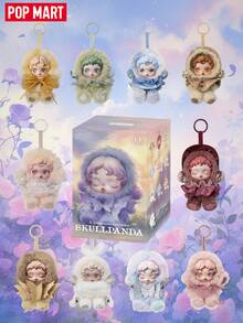 POP MART SKULLPANDA L'impressionnisme Series Vinyl Blind Box Plush Keychain Cute Doll Pendant Valentine's Day Gift Bag Charm Collectible Toy - Multicolor - View 1