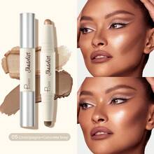 Pudaier Double-Headed Highlight & Contour Concealer Stick - Waterproof, Buildable Coverage Foundation Stick - Beauty Must-Have, Multi-Purpose, Flawless Finish Cosmetics - #05 - View 8